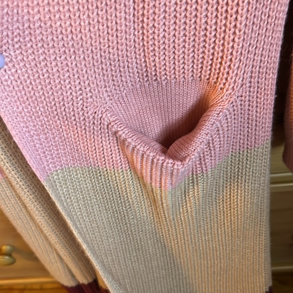 Colorblock Long Cardigan (S) - Picture 5 of 7